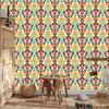 Baroque Damask Wallpaper Cream and Brown for Living Room and Bedroom 50x1000