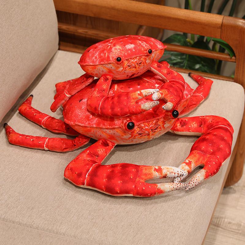 Crab Plush Toy With Short Plush Material For Children And Photo Props