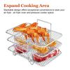 304 Решетка для аэрофритюрницы для Ninja Air Fryer Многоуровневая Двойная корзина Аксессуары для аэрофритюрницы Решетка для гриля из нержавеющей стали Приготовление