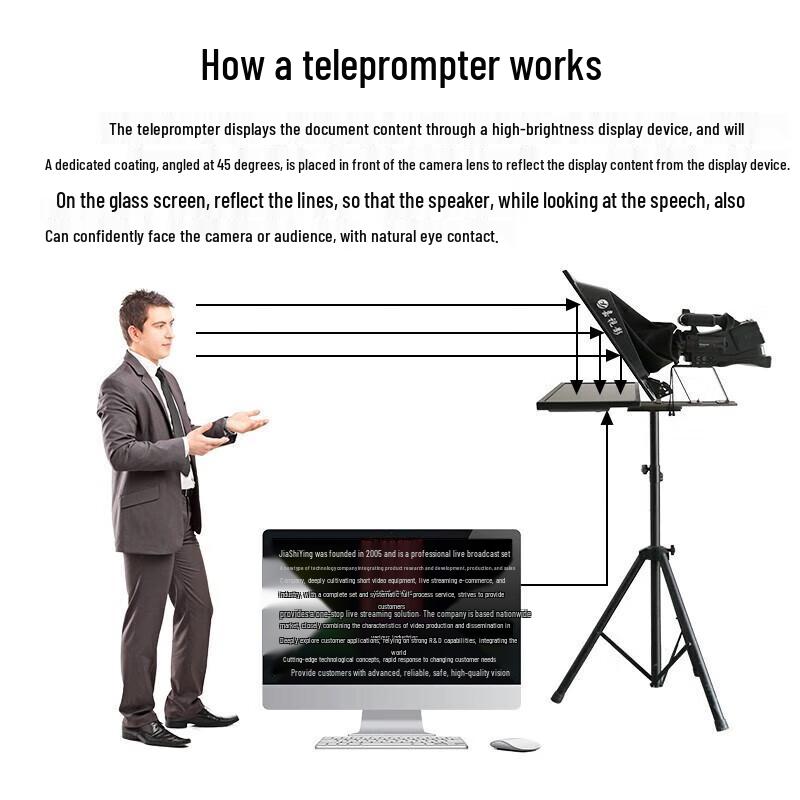 JiaShiYing JS20 Plus 20-inch Teleprompter