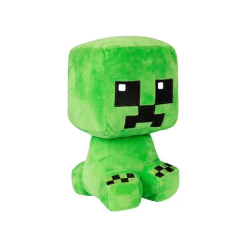 Плюшевая фигурка Зомби и Черного Стива из Minecraft - Сидячая поза