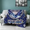 Custom Name,Killua Zoldyck Printed Flannel Blanket, soft throw for bedroom sofa, washable, Christmas present, great gift.