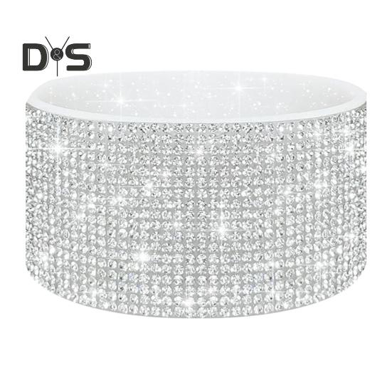 Силиконовый чехол со стразами для стакана 40 унций, блестящий чехол для бутылки с водой, нижний рукав, противоскользящий, игристый, аксессуары для стакана