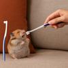 Wide Head Pet Toothbrush Long Handle Oral Cleaning Brush Soft Animal Toothbrush  Pet Care