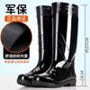 Rain boots men's thickened medium beef tendon wear-resistant men's rain boots high top adult fishing