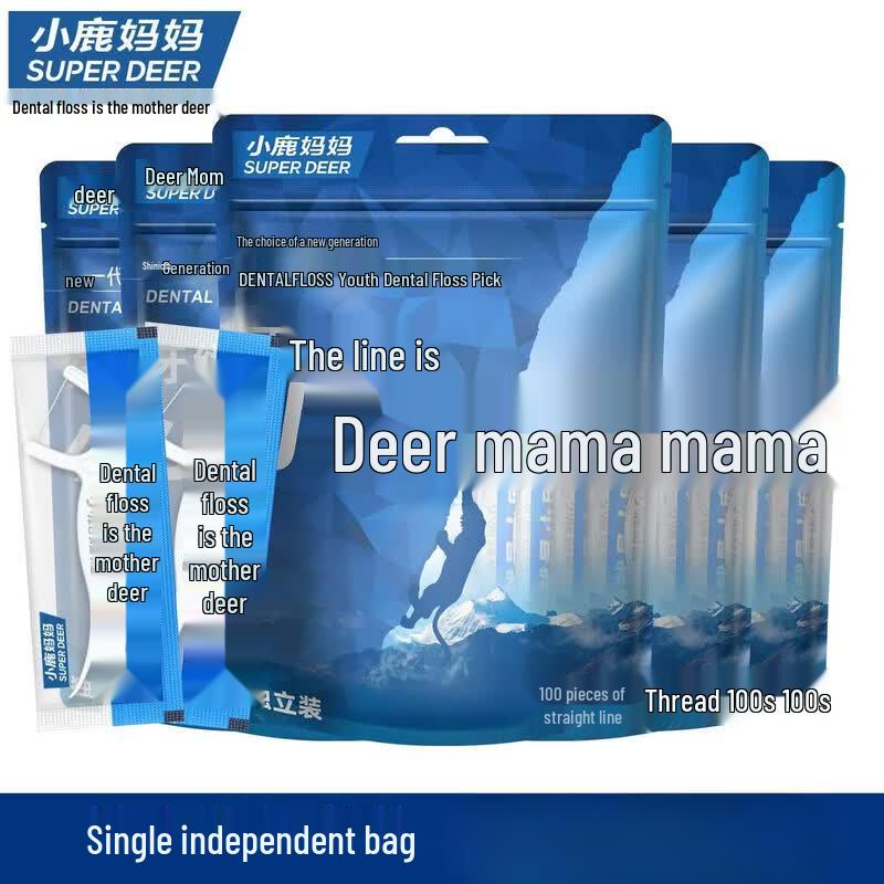 FAWNMUM Портативные зубные нити-зубочистки