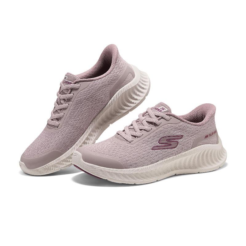 Skechers Женские слипоны Пыльно-розовые Низкие Повседневные кроссовки 125664-MVPR