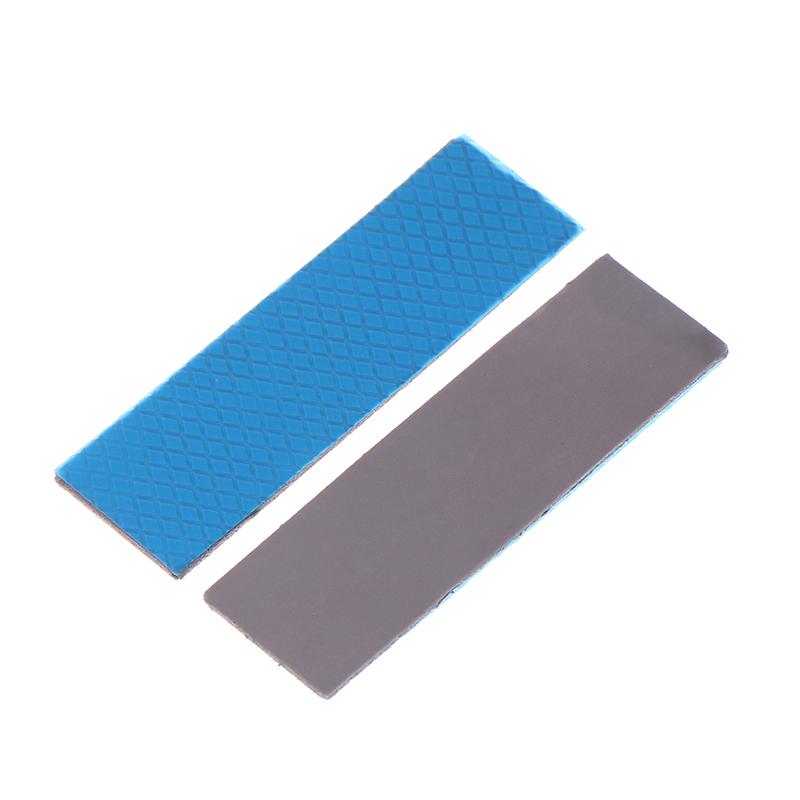 2Pcs 15W M.2 Thermal Pad Conductive Pad Sheet 0.5/1.0/1.5Mm Silicon Ssd Thermal Pad Adhesive Insulating Thermal Pad For Laptop