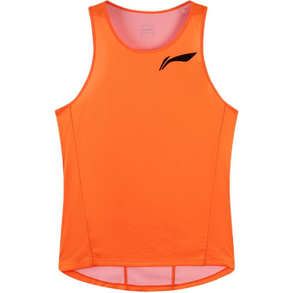 Мужская летняя майка Li Ning Неоновый яркий оранжевый YVSV025-3