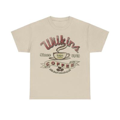 Кофе Wilkins 1923 Ресторан Ностальгическая футболка Унисекс футболка