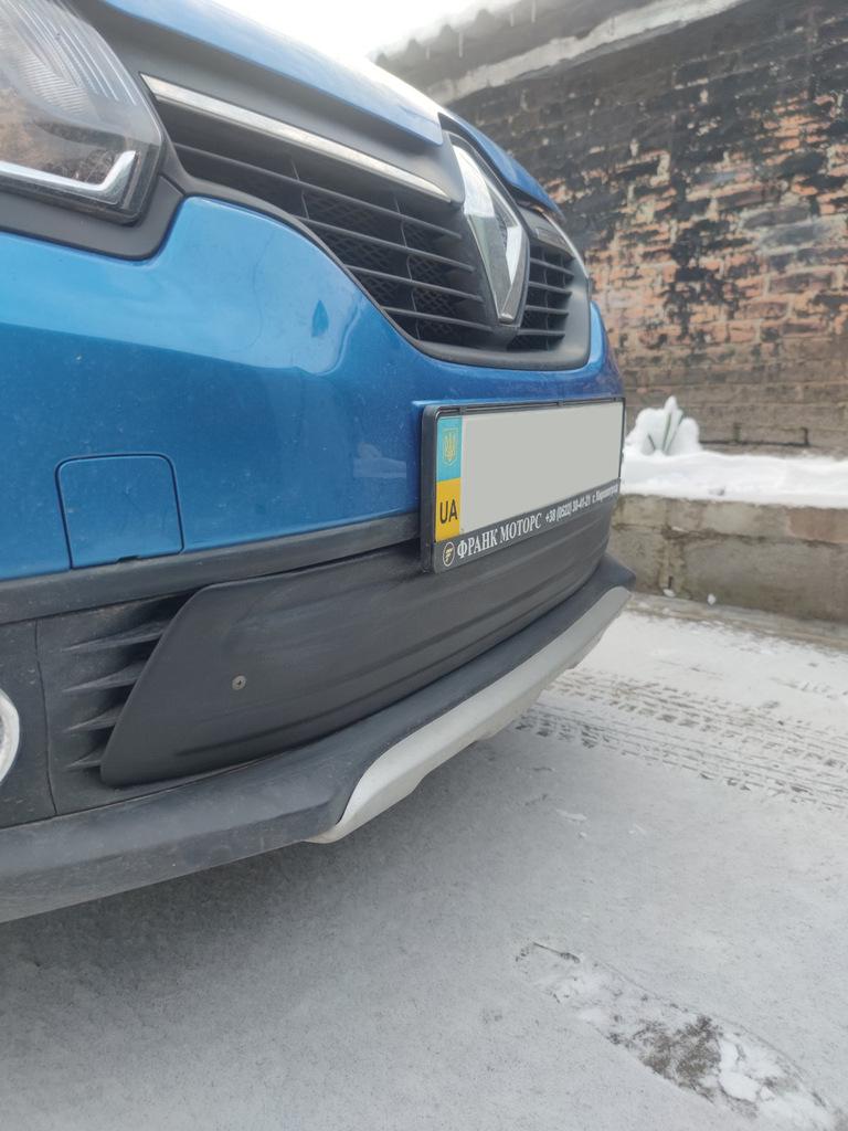 Зимняя нижняя накладка на решетку Матовая для Renault Logan MCV 2013-2022 гг