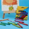 Portable Crayon Box Set 6/8/12/24 Colors Smooth Pigment Non-Toxic for Kids Toddlers Painting Coloring Graffiti Art Projects