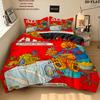 Uicideboyalf Pattern Bedding Quilt Set Quilt Cover Pillowcase Home Birthday Gift(1 * duvet cover + 2 * pillowcase, without core)