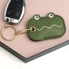 Cat Paw Shaped Pet Hair Keychain Faux Leather Pet Fur Souvenir Handmade Key Holder Pet Memorial Gift