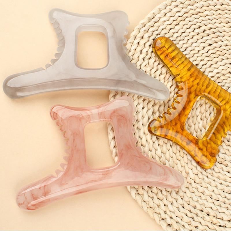 Топор в форме доски Гуаша смола пчелиный воск массажер скребок китайский инструмент Гуаша для лица шеи спины тела акупунктурное давление