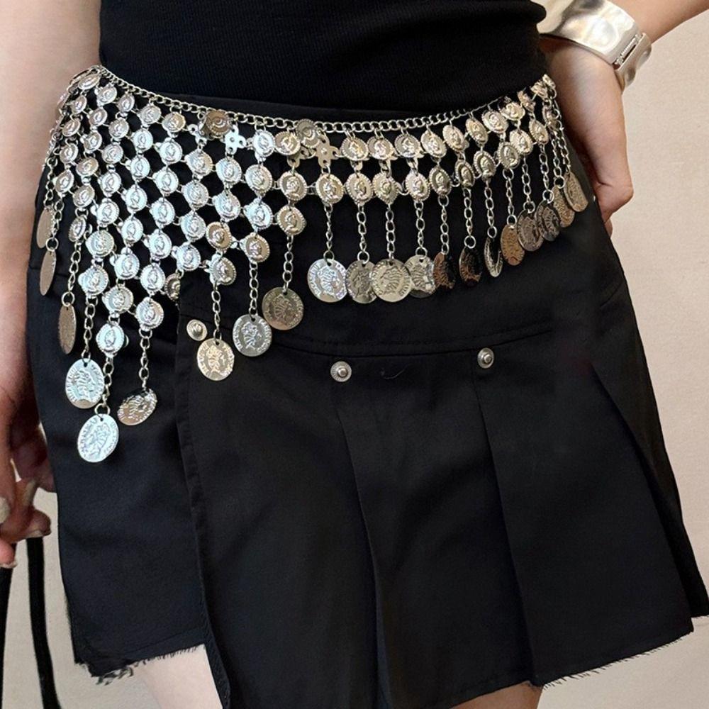 Round Bohemian Style Waistband Vintage Ethnic Style Belt Dress Accessories