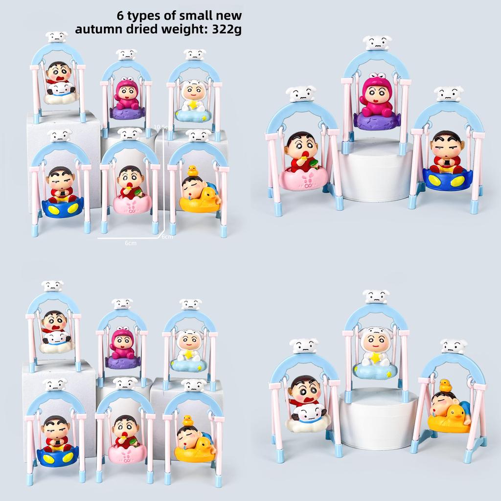 Crayon Shinchan Swing Series Pvc Collectible Toy For Fans And Kids