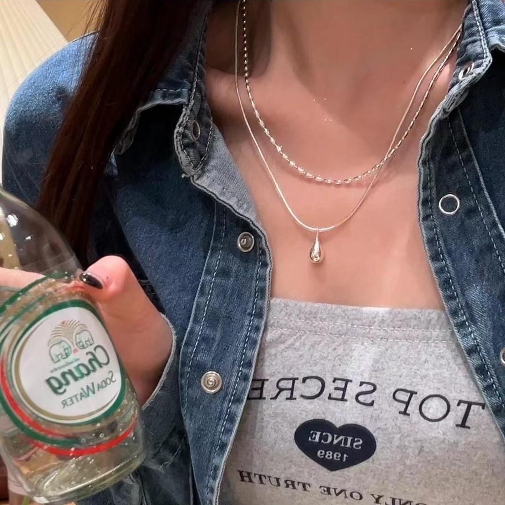 Жемчужное ожерелье с бантом: Изысканная женская модная цепочка на ключицу, элегантный дизайн в стиле легкой роскоши