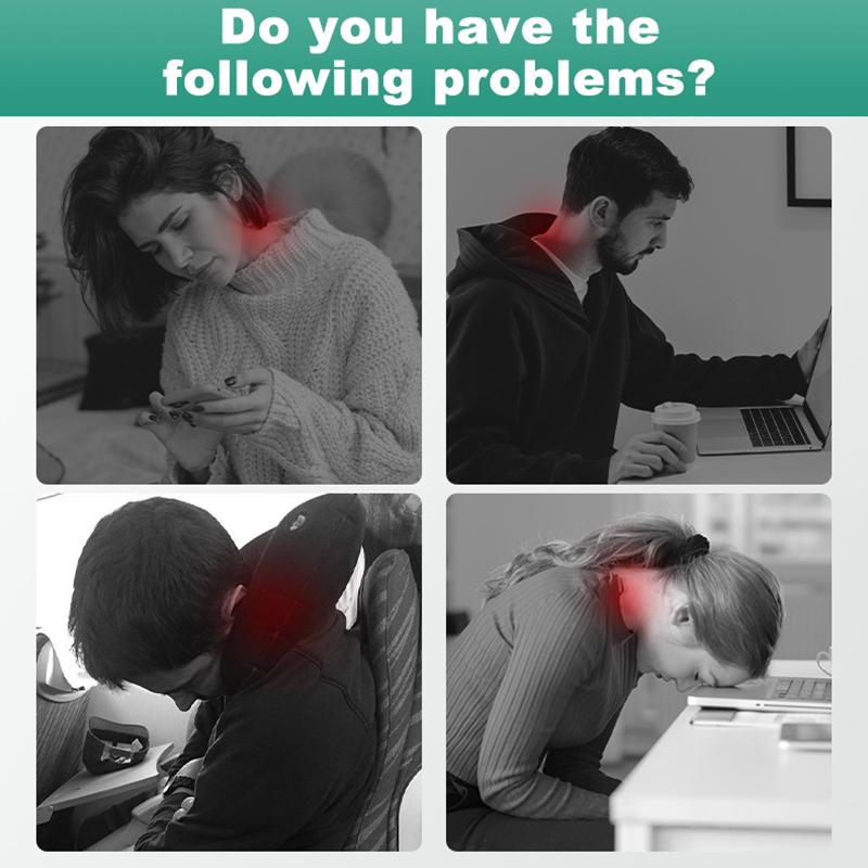 2 в 1 подушка для шеи из пены с эффектом памяти, подушка для путешествий с медленным отскоком, студенческая офисная подушка для сна, подушка для путешествия в самолете, подголовник, массажные подушки для шеи