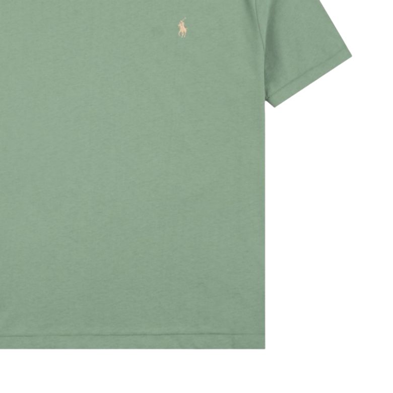 Polo Ralph Lauren SS26 Классический вышитый логотип-лошадка Свитшот с круглым вырезом Футболка с коротким рукавом Мужские Топы 710706747-128