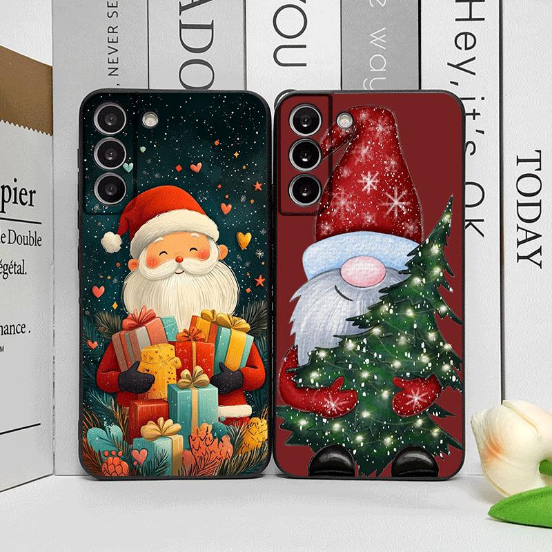 Чехол для телефона с рисунком Рождественской елки и Санта-Клауса для Honor Huawei 400 200 100 PRO 80 90 70 Lite X9 X8 Magic 7 6 5 Pro