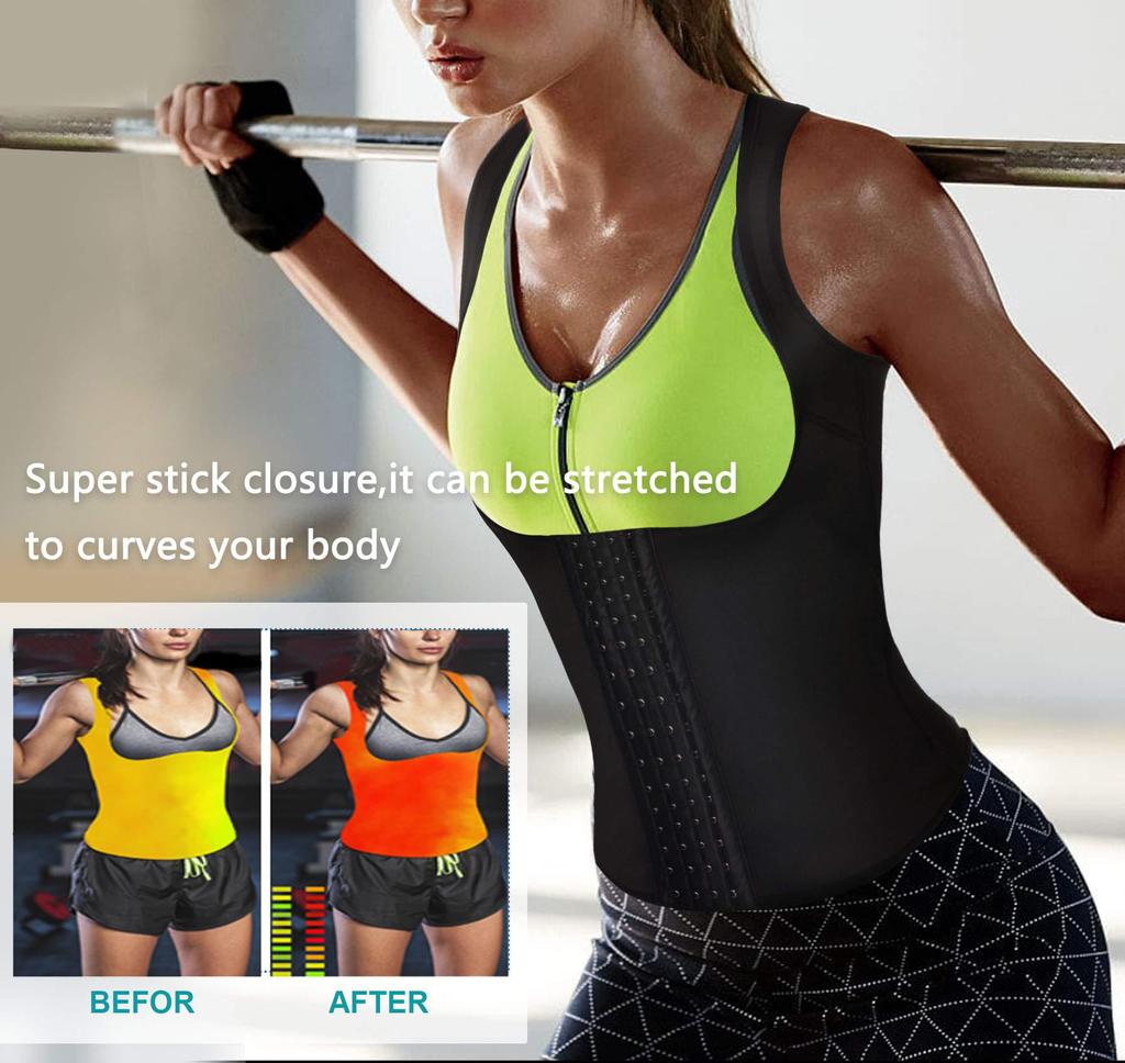 Тренировочный корсет для пота на талии, жилет для женщин, топ для тренировок, сауны, спортивный пояс, рубашка для упражнений, корректирующее белье для контроля живота, майка для похудения, формирователь тела