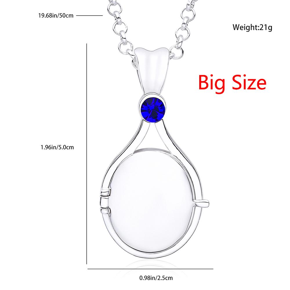 H2o Openable Metal Shell Pendant Necklace Silver Color with Crystal Mermaid Tv Movies Jewelry for Women Girls Cute Necklaces