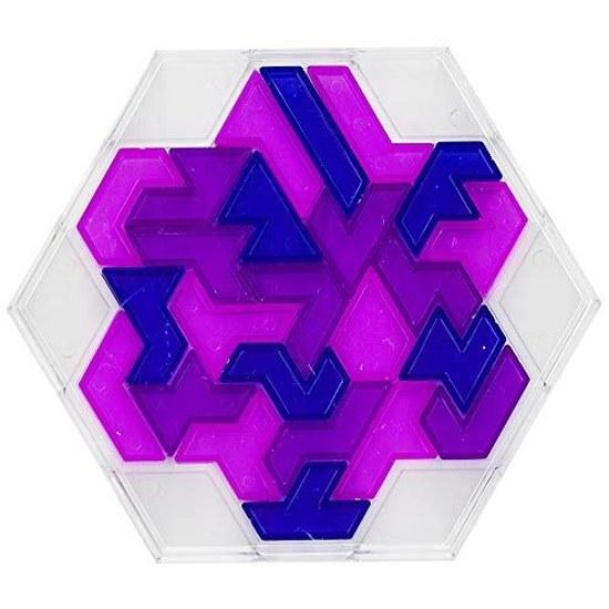 Tenyo Heptamond Brain Block Permanent Puzzle Difficulty 5 LEVEL5 Advanced Level Otherworldly Over 100000 Combinations Stretch TBB-05 Just taking out