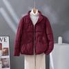 Cross-border Autumn and Winter New Light Cotton Clothes Women's Short Fashion Foreign Style Loose Stand-up Collar Warm Jacket