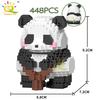 Mini Cute Panda Micro Building Blocks 3D Diamond Model Animals Bricks DIY City Construction Toys for Children Kids