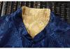 Men's Tang Suit Long-Sleeve Chinese Silk Satin Reversible Jacket 2802 - Autumn Collection