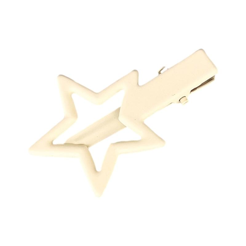 Cute Star Barrettes Clip Hairpin Y2K Girls Ornaments Headdress Hair Accessories Harajuku Barrettes Clip Bangs Hairpin