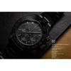 [HYAKUICHI 101] Мужские часы-хронограф Hyakuichi Diver's Chronograph Watch, водонепроницаемость 20 АТМ, кварцевый керамический безель с указателем даты IP-BBB, полностью черные