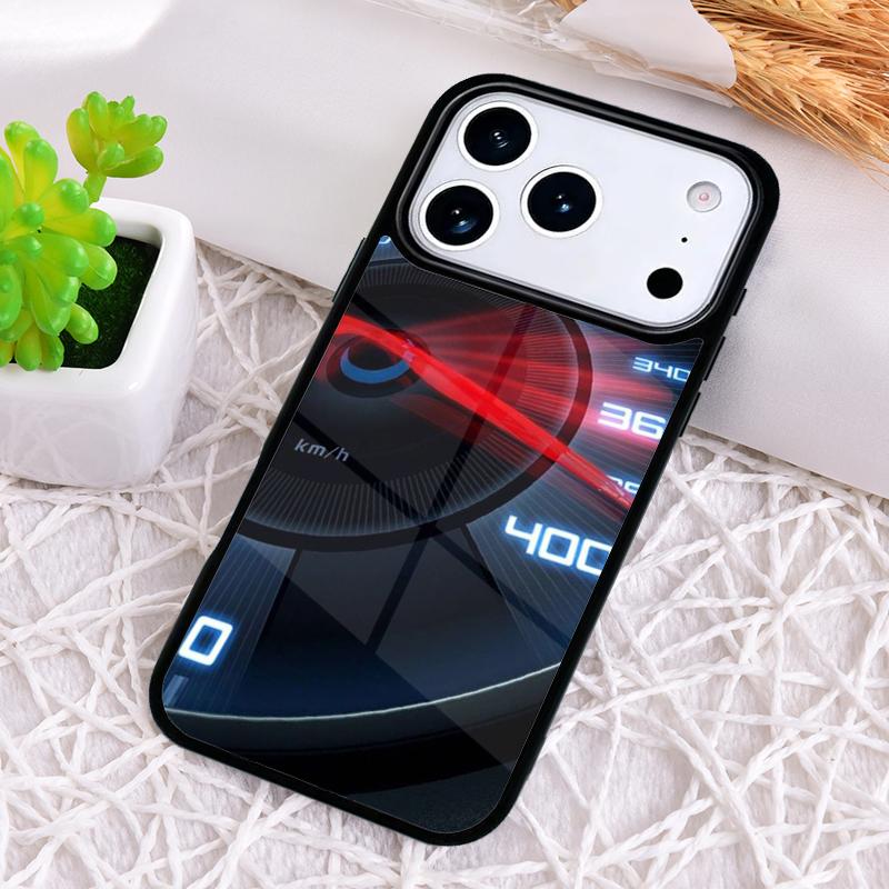 Car Speedometer Phone Case for iPhone 17 Air 16 15 11 12 14 13 Pro Max Shockproof Cover