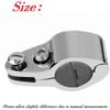 2Pcs 316 Stainless Steel Boat Bimini Top Hinged Jaw Slide Clamp For Pipe 25mm