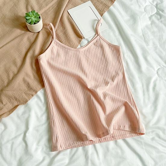 Женский топ-майка на тонких бретельках, летний облегающий топ в рубчик, безрукавка с V-образным вырезом, без рукавов, майка, базовые многослойные рубашки