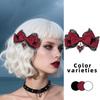 Ribbon Cute Duckbill Clip Gothic Hair Barrettes Sweet Bow Hair Clip  Women