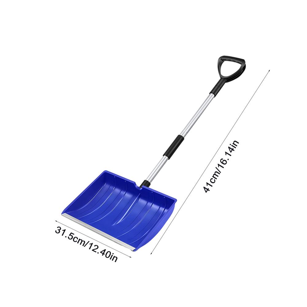Portable Shovel D-shaped Handle Snow Scoop Winter Snow Removal Detachable Ice Shovel ABS Spade & Shovel Garden Hand Tool