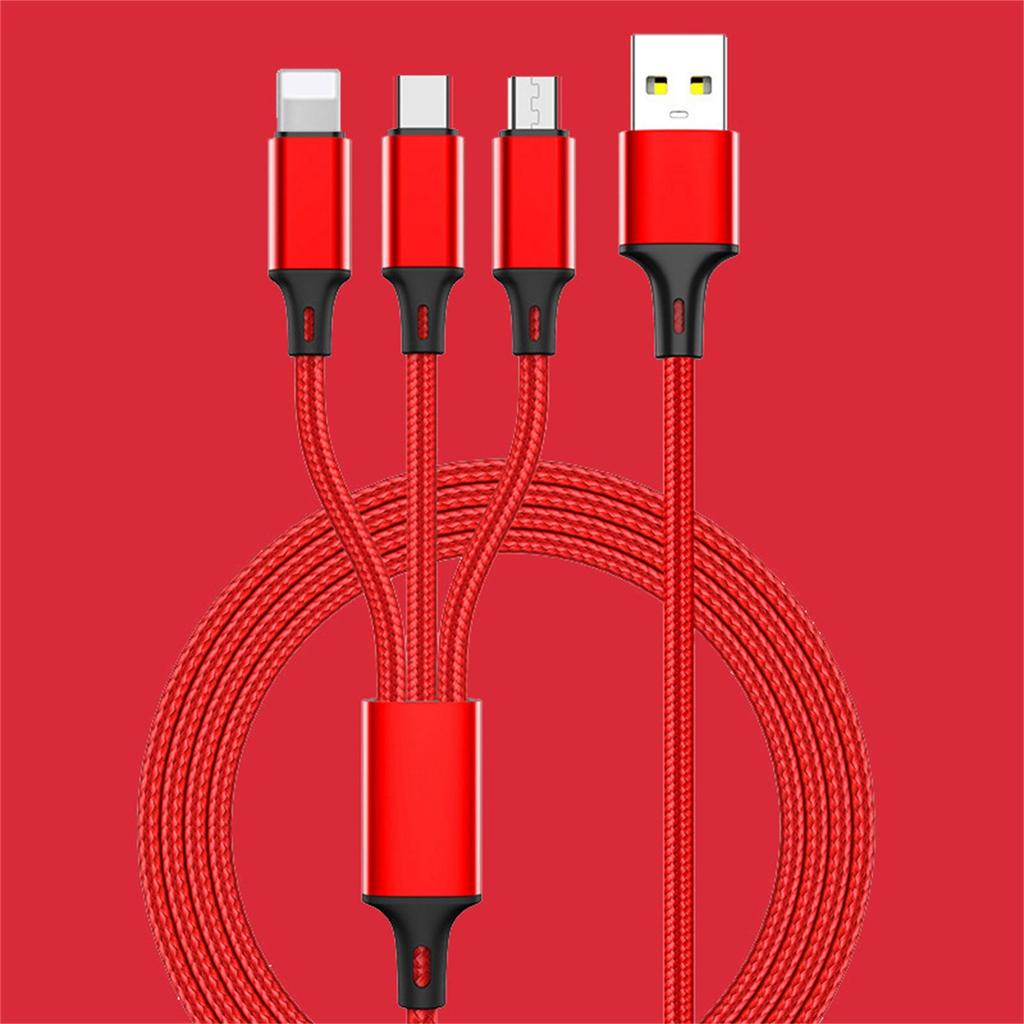 Universal USB Fast Charging Cable 3 In1 Multi Function Cell Phone Charger Cord For  14 For  S22