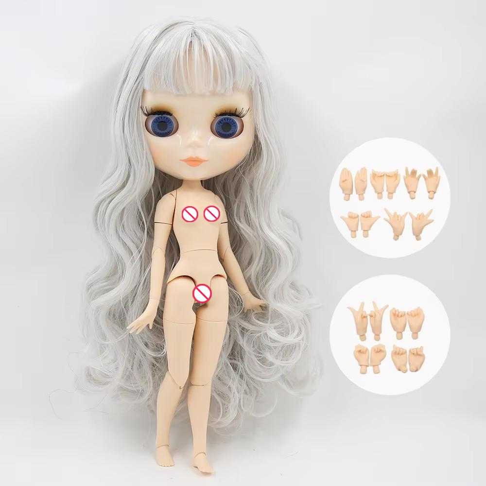 ICY DBS Кукла Блайз Шарнирное тело 30 см BJD Игрушка Белое глянцевое лицо и матовое лицо с дополнительными руками AB и панелью 1/6 DIY Модная кукла