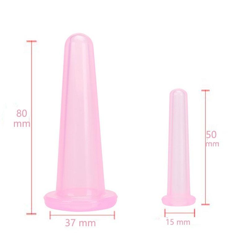 Вакуумные банки для массажа, силиконовые присоски, китайские присоски, банки для массажа лица, антицеллюлитные, против морщин