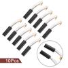 10pcs 6x6x20mm Carbon Brushes For Electric Motor Drill Angle Grinder New