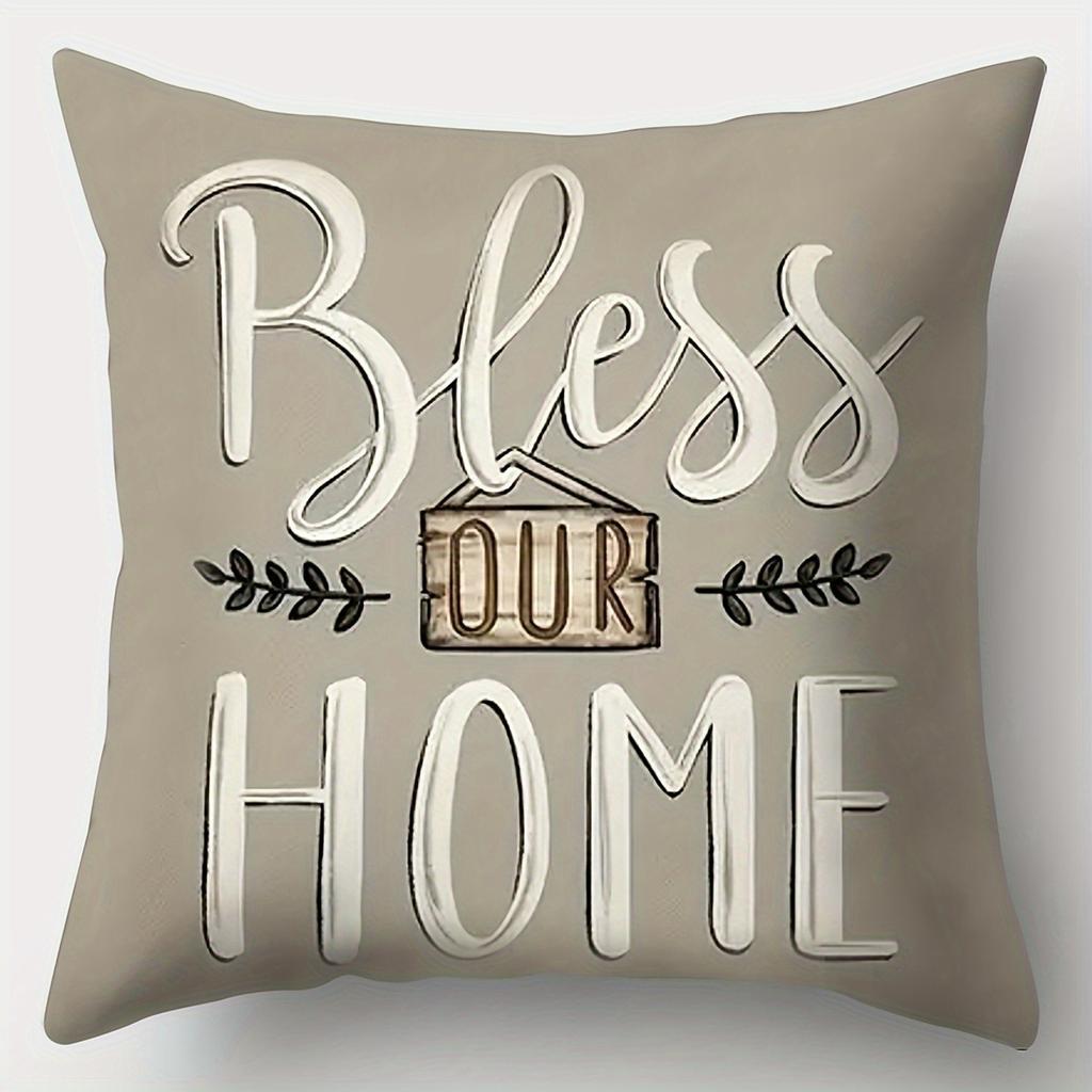 Home Decoration Pillowcase Bottle Floral Pattern Printing Pillowcase Living Room Sofa Cushion Cover Bedroom Room Decoration