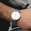 Tissot Meishi Series Quartz Movement Waterproof Bauhaus Style Roman Scale Watch 38mm White Dial Men watches T109.410.11.033.00