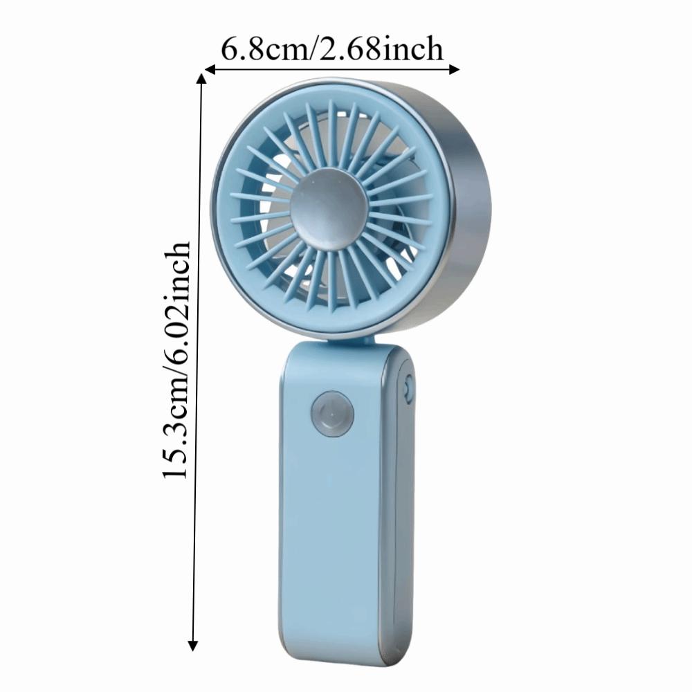 Quiet Operation Handheld Mini Fan Foldable Neck Hanging Small Fan Personal Cooling Fan Office