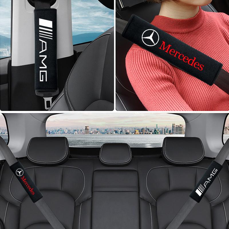 Чехол-защита из хлопковой фланели с карбоновыми вставками для Mercedes Benz Нового B/C/E Класса A Класса C200L GLC GLK Нового CLA GLA