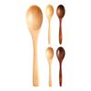 Ложка для перемешивания Гладкая пищевая поверхность Дерево Ручная работа Кулинарная ложка для перемешивания с эргономичной