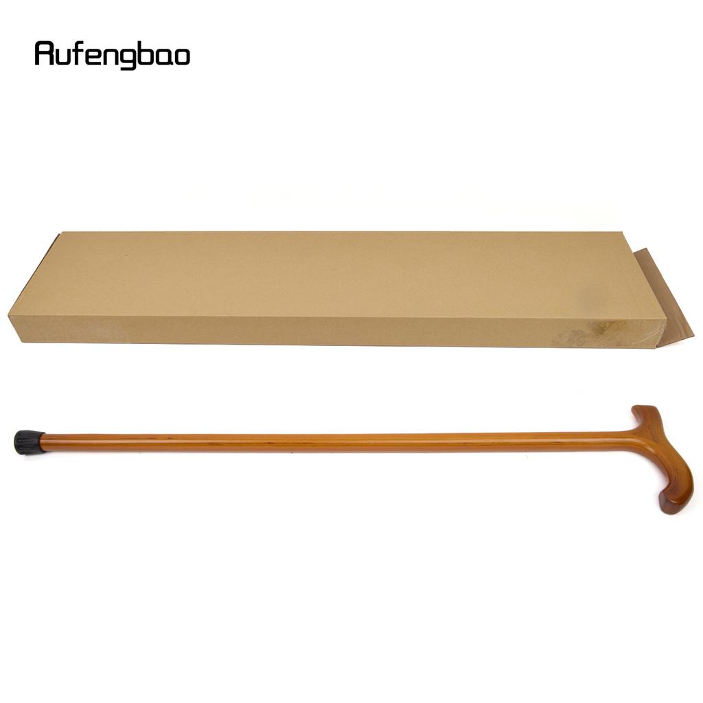 Оранжевая деревянная модная трость с одним шарниром, декоративная трость для косплея, булава на Хэллоуин, костыль, жезл, посох, 92 см