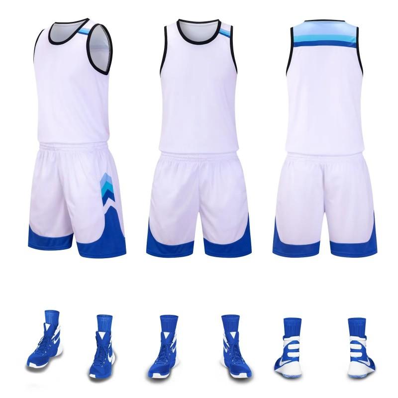 Mens Basketball Uniform Set Sleeveless Single Shoulder Jersey Shorts Quick Dry Breathable Sweat Absorbent Adult Sports Wear