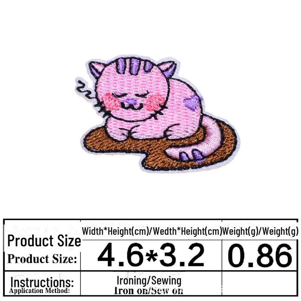 Нашивки с изображением животных для украшения детской одежды